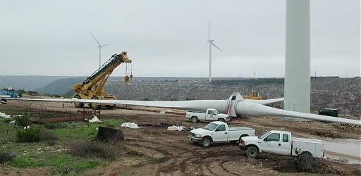 Construction of Wind Tower
