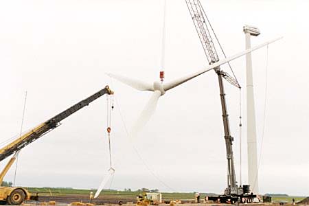 Construction of Wind Tower